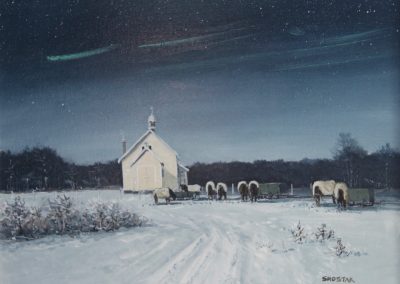 Evening church service